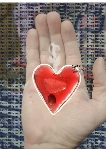 Sihirli Isıtıcı Jel Cep Soba Isıtıcı Kalp Şekilli El Cep Isıtma 1 adet