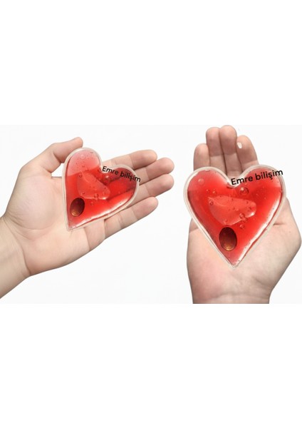 Sihirli Isıtıcı Jel Cep Soba Isıtıcı Kalp Şekilli El Cep Isıtma 1 adet modelleri
