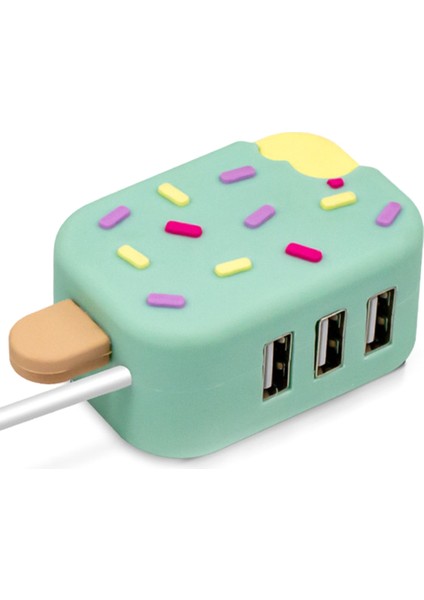 Sevimli USB Hub Mini Taşınabilir Üç Portlu Hub Dönüştürücü Ayırıcı Hub (Yurt Dışından) indirimleri