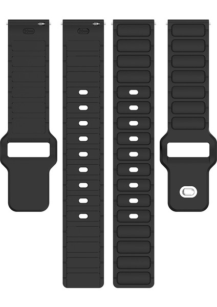 Huawei Watch Gt3 Pro (46MM) Uyumlu (22MM) Silikon KORDON-132 Siyah indirimleri