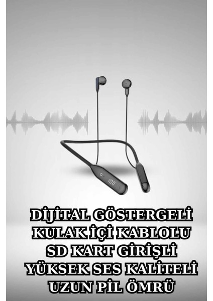 Allzey Alarm ve Titreşim Özellikli Akıllı Saat ve Mikrofonlu Kablolu Bluetooth Kulaklık 60 Saat fiyatları