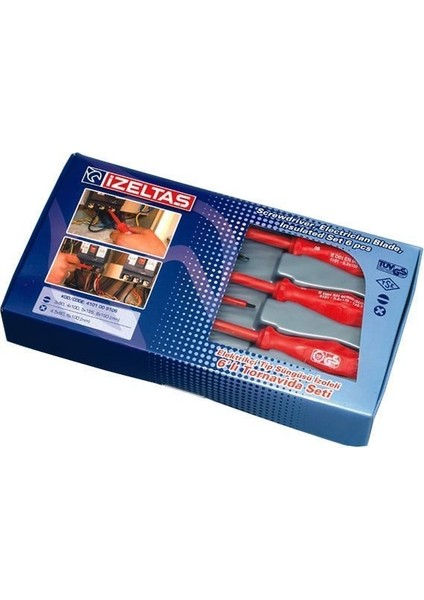 Süngüsü İzoleli Tornavida Seti 6 Parça