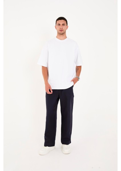 R-4419 Fermuarlı Baggy Pantolon