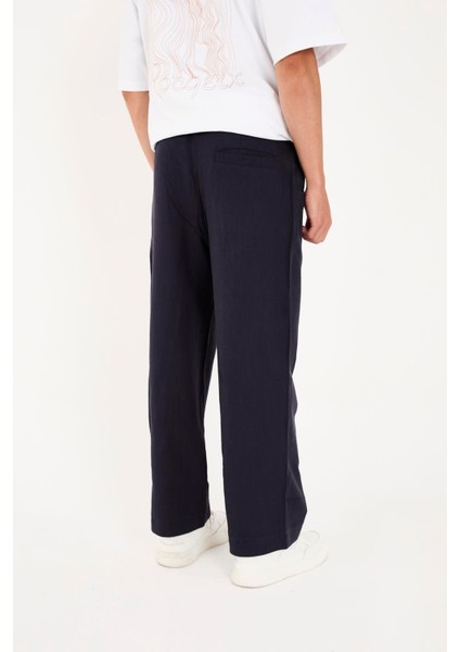 R-4419 Fermuarlı Baggy Pantolon