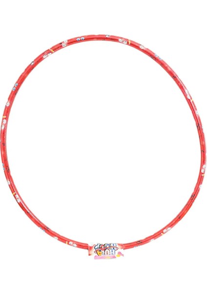 Yuup Toys Emoji Hula.hoop Egzersiz Çemberi Yaldızlı ADN-3703-KIRMIZI
