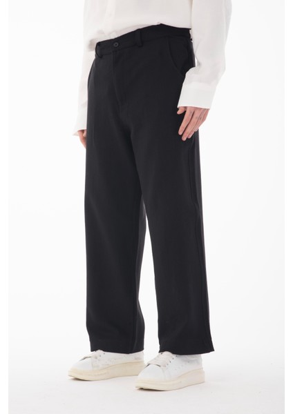 R-4415 Kemer Detaylı Keten Baggy Pantolon modelleri