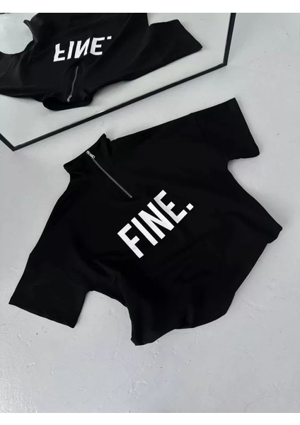 Mdb Unisex Baskılı Yarım Fermuarlı Thirt Iyah modelleri