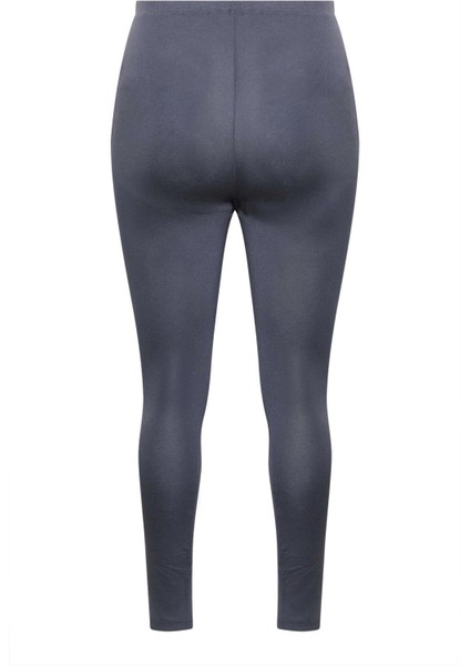 Büyük Beden Vücudu Saran Likralı Streç Tayt 143595