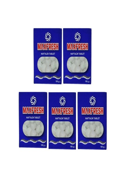 Naftalin Tablet 100 gr X 5 Adet fiyatları