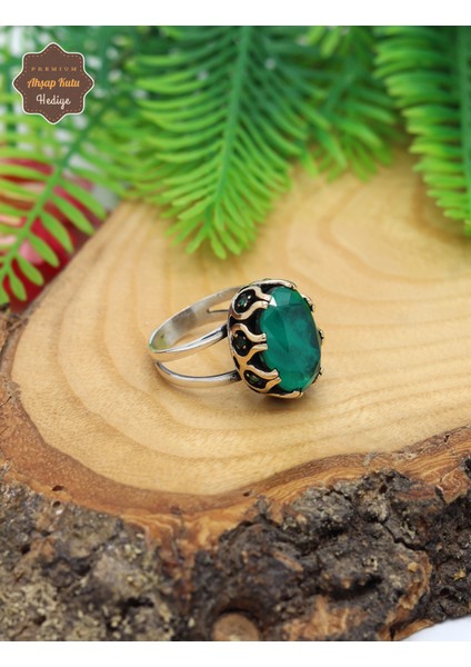 Paraiba Taşlı El Işçiliği Otantik Gümüş Kadın Yüzük 201024708 modelleri