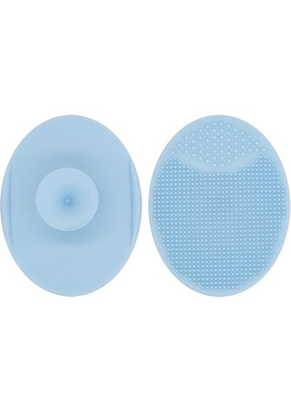 Mavi Silikon Temizleme Pedi Peeling Fırçası Kaldırma Yüz Cilt Fırçalama Vantuz Bebek Yüz Yıkama Fırçaları Masaj Yüz Cilt Bakımı Araçları (Yurt Dışından)