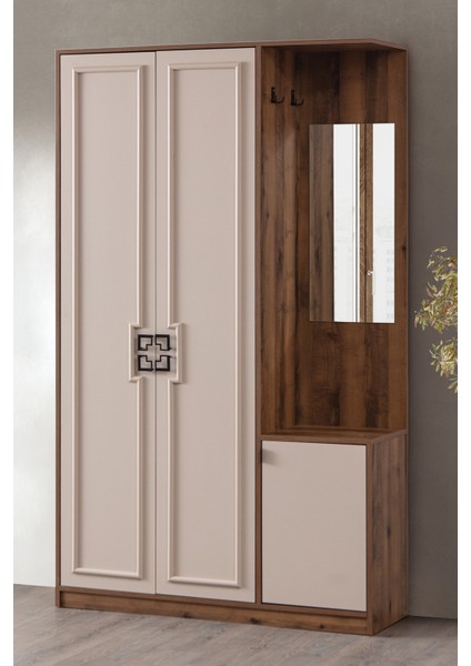 Portmanto Fersa Askılıklı Aynalı Portmanto Vestiyer Ayakkabılık