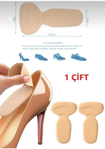Ayakkabı Topuk Vurma Önleyici, Daraltma Pedi Ayakkabı Içi Koruyucu Aparat Topuk Süngeri