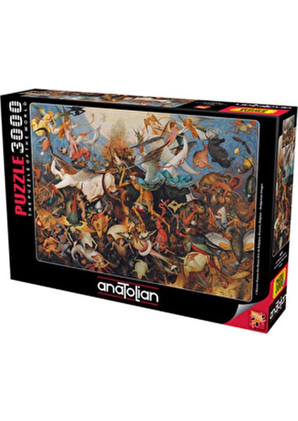 3000 Parçalık Puzzle Asi Meleklerin Düşüşü Zihinsel Gelişim İçin Eğlenceli Aktivite