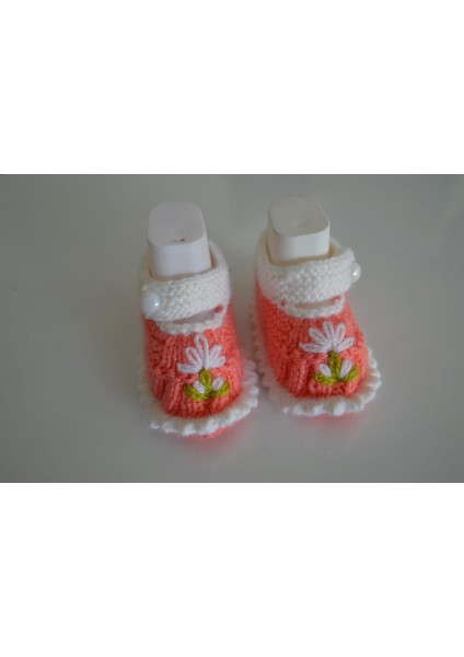 Bebek Yelek ve Patik Takımı – Pembe Çiçekli Desen 🌼 modelleri