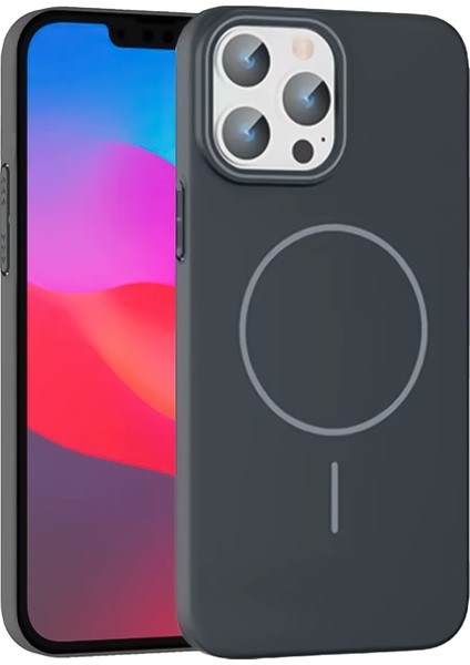 Wizard Joko Iphone 15 Pro Max Broş Magsafe Kapak - Füme