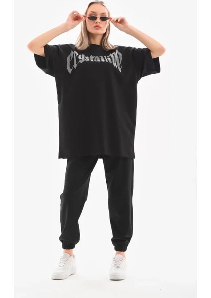 Mdb Unisex Taş Desenli Oversize Thirt Beyaz fırsatları