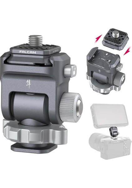 F22 Quick Release Cold Shoe Monitör Montajı fiyatları