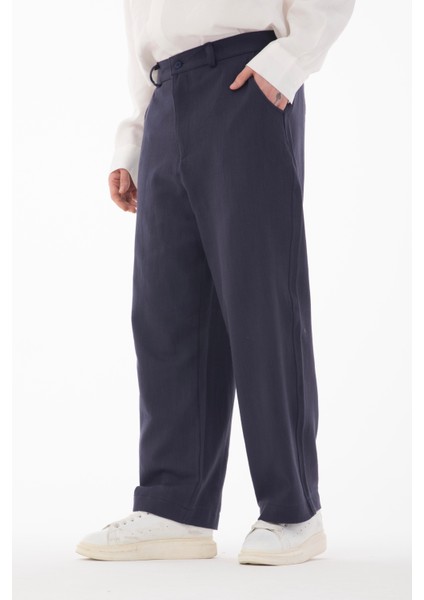 R-4415 Kemer Detaylı Keten Baggy Pantolon indirimleri