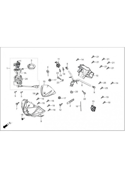 Hr-Ort F0050 Dash 125 110 Kontak Seti