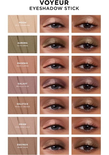 Voyeur Eyeshadow Stick - Stick Göz Farı Galaxy + 1,5 G modelleri