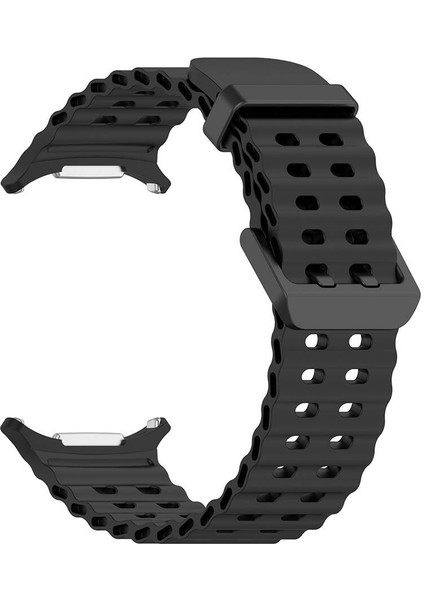 Galaxy Watch 6 Classic (43MM) Uyumlu 20MM Kavisli Tırtıklı Silikon KORDON-118 Siyah fiyatları