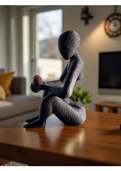 Kalbimi Sana Verdim – Minimalist Dekor & Anlamlı Hediye Figürü