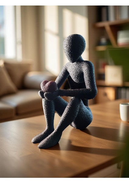 Kalbimi Sana Verdim – Minimalist Dekor & Anlamlı Hediye Figürü