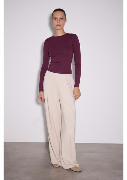 x Ngulincetin Bisiklet Yaka Uzun Kol Üst