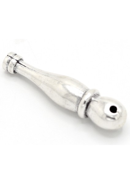 Sade Şık Tasarım Işlemeli 925 Ayar Gümüş Tesbih Imamesi 201024590