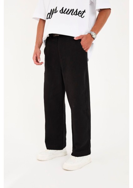 R-4419 Fermuarlı Baggy Pantolon fırsatları
