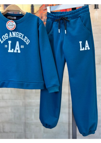 G-Smart Kids Los Angeles Yazılı Erkek Çocuk - Genç Eşofman Takım 9-16 Yaş modelleri