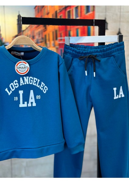 G-Smart Kids Los Angeles Yazılı Erkek Çocuk - Genç Eşofman Takım 9-16 Yaş indirimleri