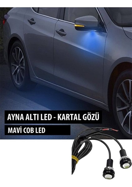 Ayna Altı LED Ayna Altı Cob Aydınlatma LED Eagle Eye 2 Adet Mavi Sağ Sol Takım Aynaaltı fiyatları