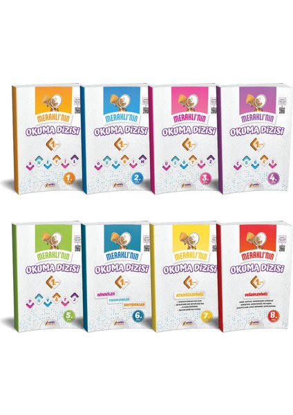 1.sınıf Meraklı'nın Okuma Dizisi Set (8 Hıkâye)