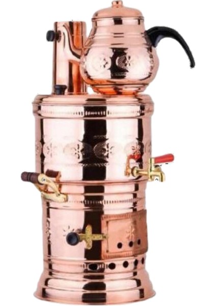 Bakır Semaver Odunlu Kömürlü Tombik Bakır Semaver fiyatları