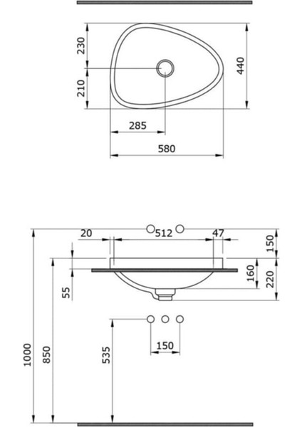 Etna Tezgah Üstü Lavabo 58 cm Parlak Beyaz 1112-001-0125, Logolu Süzgeç Kapağı ve Basmalı Süzgeç Dahil fırsatları