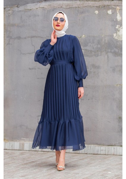 Mindy Drapeli Özel Gün Elbisesi-Laci indirimleri