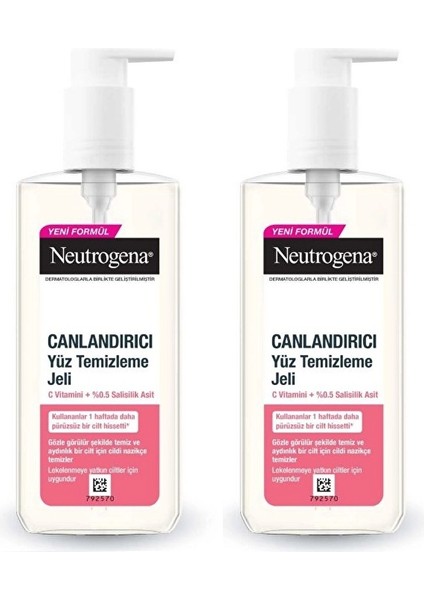 Canlandırıcı Yüz Temizleme Jeli 200 ml