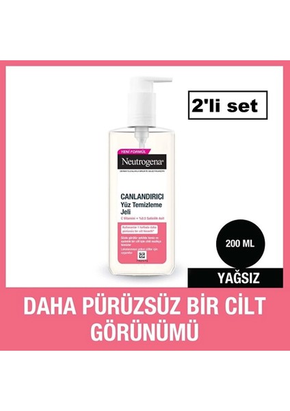 Canlandırıcı Yüz Temizleme Jeli 200 ml fiyatları