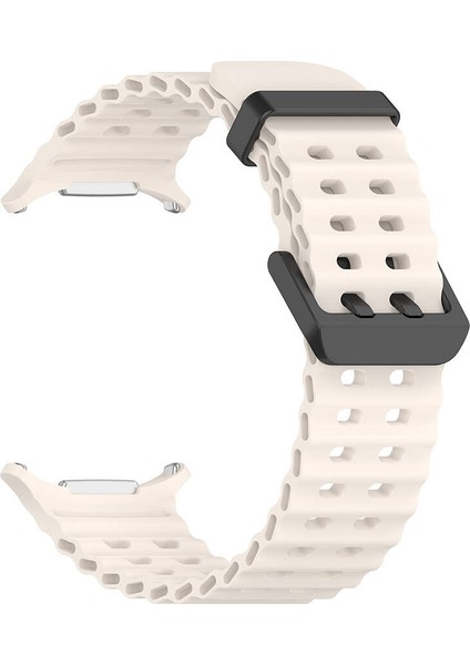Galaxy Watch 4 Classic (42MM) Uyumlu 20MM Kavisli Tırtıklı Silikon KORDON-118 Starlight fiyatları