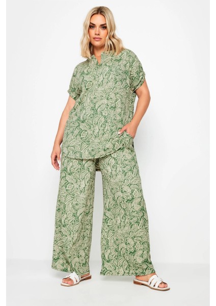 Büyük Beden V Yaka Kısa Kollu Çiçek Desenli Bluz 321940 fiyatları