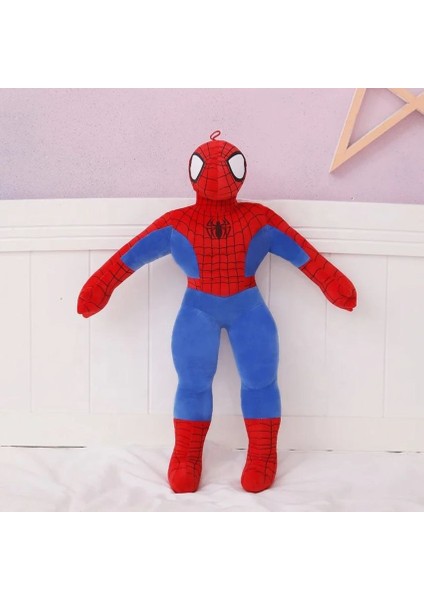 Ithal Kumaş Örümcek Adam Spiderman Figür Peluş Oyuncak Uyku & Oyun Arkadaşı Büyük Boy 55 cm
