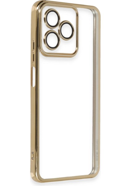 Zengezur Newface Xiaomi Redmi 13 4g Kılıf Razer Lensli Silikon - Gold fiyatları