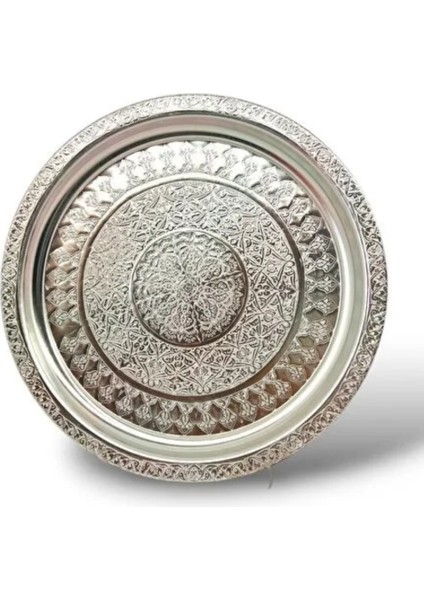 Bakır Tepsi-Bakır Işlemeli Tepsi - 34 cm fiyatları