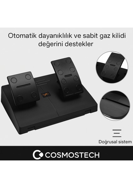 Pxn V3 Pro Yarış Direksiyonu Seti – Pedallı 180° Oyun Direksiyonu Siyah (Pc/ps4/xbox/switch) modelleri