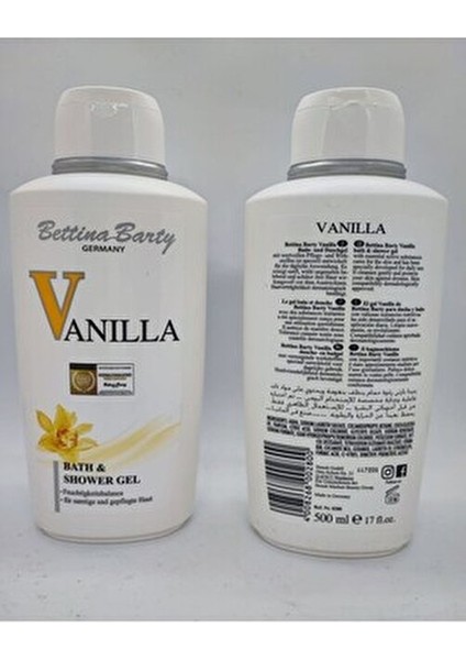 Vanilla Aromalı Duş Jeli 500 ml Cilt Koruma Etkisiyle Dermatolojik Olarak Test Edilmiştir fırsatları
