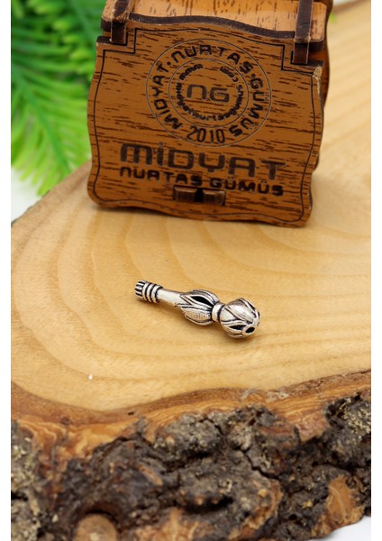 Lale Tasarım Işlemeli 925 Ayar Gümüş Tesbih Imamesi 201024592 fiyatları