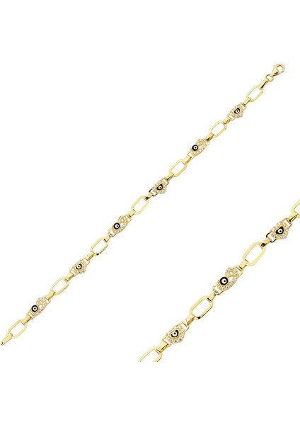 - Bileklik - 14 Ayar Altın - Gramı : 3.86