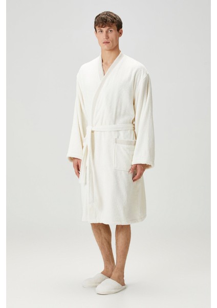 Marble %100 Pamuk Erkek Bornoz